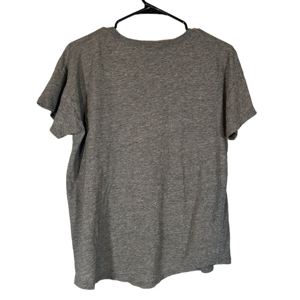 Madewell Gray Short Sleeve Scoop Neck Lightweight Casual T-Shirt Women Sz S - Picture 2 of 6